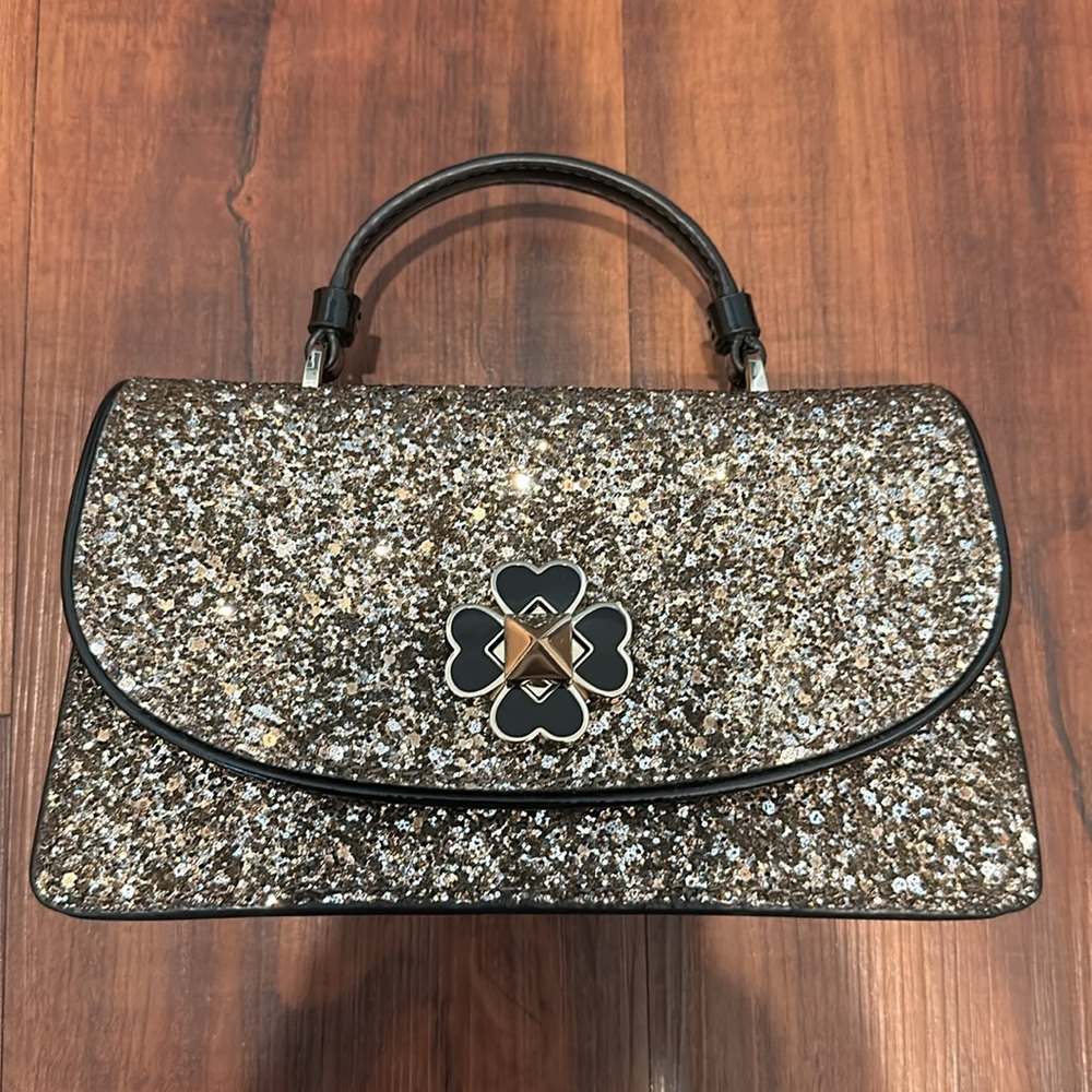 Kate Spade Flat Top Glitter Handle Bag ✨